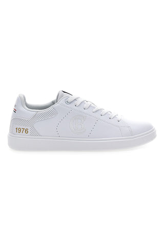 Weiße Sneakers mit geprägtem Logo Baumwollgürtel GTZ 4.0 LTH