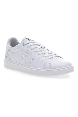 Weiße Sneakers mit geprägtem Logo Baumwollgürtel GTZ 4.0 LTH
