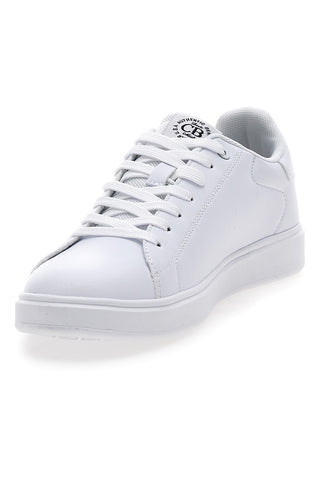Weiße Sneakers mit geprägtem Logo Baumwollgürtel GTZ 4.0 LTH