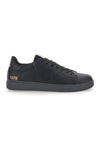 Schwarze Sneakers mit geprägtem Logo Baumwollgürtel GTZ 4.0 LTH