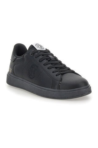 Schwarze Sneakers mit geprägtem Logo Baumwollgürtel GTZ 4.0 LTH