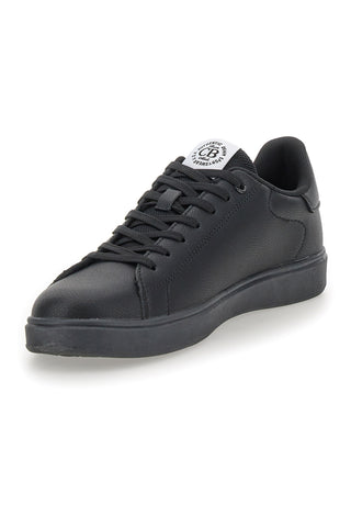 Schwarze Sneakers mit geprägtem Logo Baumwollgürtel GTZ 4.0 LTH