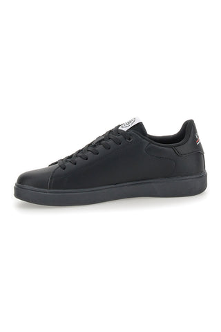 Schwarze Sneakers mit geprägtem Logo Baumwollgürtel GTZ 4.0 LTH