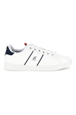 Sneakers bianco stringate con inserti a contrasto U.s. grand polo GPM234001038