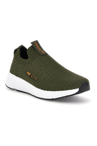 Sneakers slip on verdi con tomaia elasticizzata Carrera CAM31201F7500