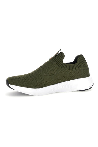 Sneakers slip on verdi con tomaia elasticizzata Carrera CAM31201F7500