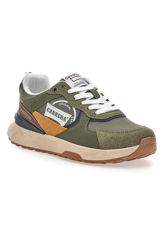 Sneakers Verde multicolore suola strutturata Carrera CAM45938J7765
