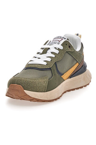 Sneakers Verde multicolore suola strutturata Carrera CAM45938J7765
