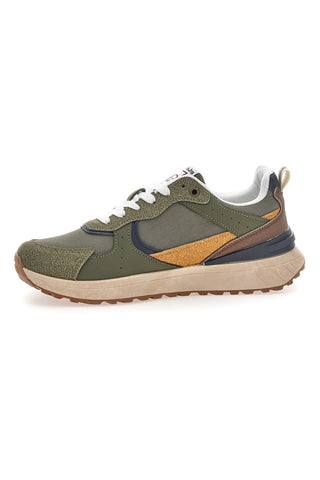 Sneakers Verde multicolore suola strutturata Carrera CAM45938J7765