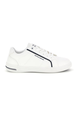 Sneakers bianche con inserti a contrasto e lacci Carrera CAM643021038