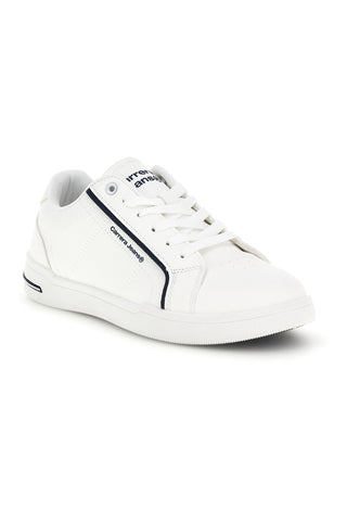 Sneakers bianche con inserti a contrasto e lacci Carrera CAM643021038