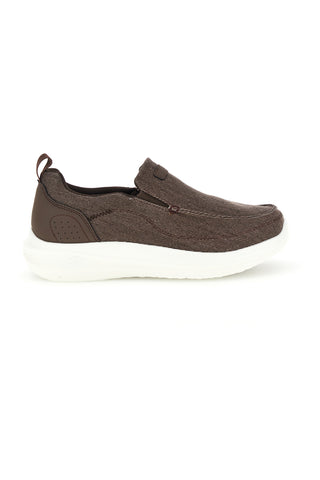 Mocassini marroni in tessuto leggero Jerpoint PK6130A