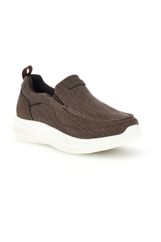 Braune Loafer aus leichtem Stoff Jerpoint PK6130A