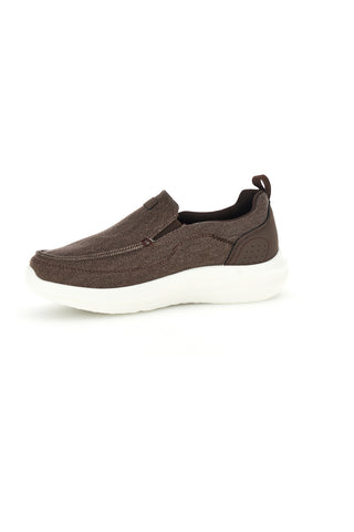 Braune Loafer aus leichtem Stoff Jerpoint PK6130A