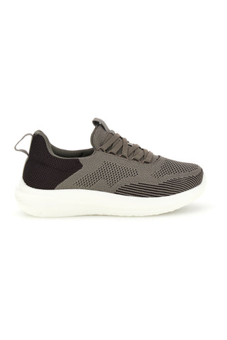 Scarpe slip on marroni in tessuto traspirante con lacci elastici Jerpoint PK6230A