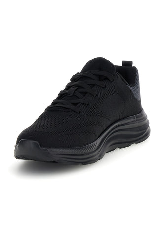 Sneakers nero in tessuto con suoletta Memory System Canguro CA298