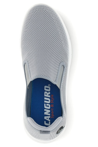 Mocassini Grigio in tessuto elasticizzato Canguro CA1232