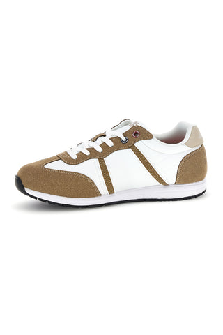 Weiße und beige Turnschuhe mit herausnehmbarer Innensohle Marina militare MM255