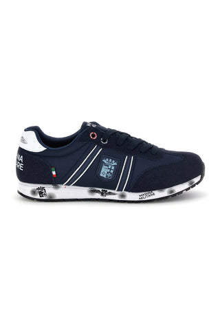 Blaue Turnschuhe mit herausnehmbarer Innensohle Marina Militare MM255