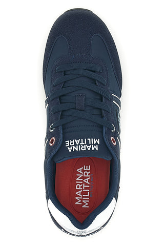 Blaue Turnschuhe mit herausnehmbarer Innensohle Marina Militare MM255