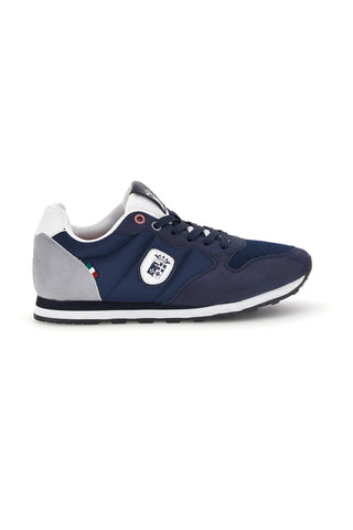 Blaue Turnschuhe mit kontrastierenden Komfort-Einsätzen Marina militare MM1114