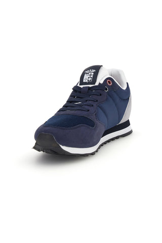 Blaue Turnschuhe mit kontrastierenden Komfort-Einsätzen Marina militare MM1114
