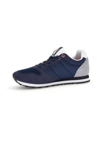 Blaue Turnschuhe mit kontrastierenden Komfort-Einsätzen Marina militare MM1114