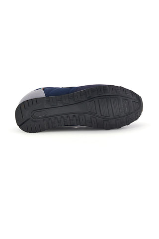 Blaue Turnschuhe mit kontrastierenden Komfort-Einsätzen Marina militare MM1114