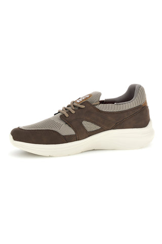 Marina Militare MM2286 taupe und braun Stoff Turnschuhe