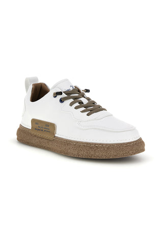 Amerigo Vespucci zweifarbige weiße Turnschuhe mit elastischen Schnürsenkeln AV410