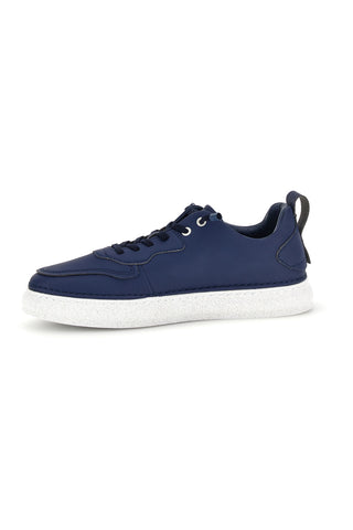 Amerigo Vespucci zweifarbige blaue Turnschuhe mit elastischen Schnürsenkeln AV410