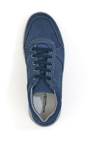 Scarpe stringate blu con comfort sole energy Marco brandi 23