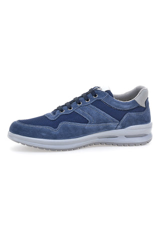 Blaue Schnürschuhe mit weicher Sohle Energy Marco Brandi 308