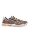 Perforierte Schnürschuhe in Taupe mit seitlichem Reißverschluss Pittarello eco 26111008