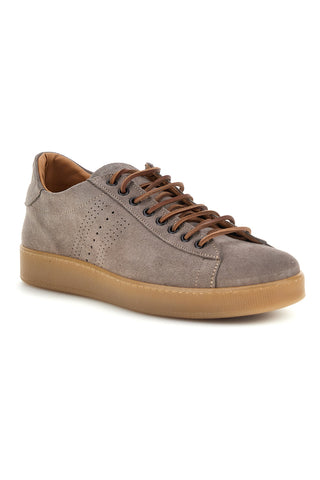 Beige Echtleder Turnschuhe Ptr 7250