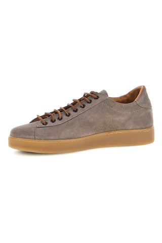 Beige Echtleder Turnschuhe Ptr 7250