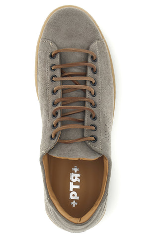 Beige Echtleder Turnschuhe Ptr 7250