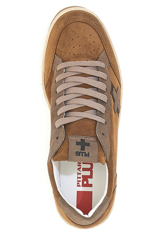 Sneakers da uomo marrone in pelle Pittarello Plus Aurelius