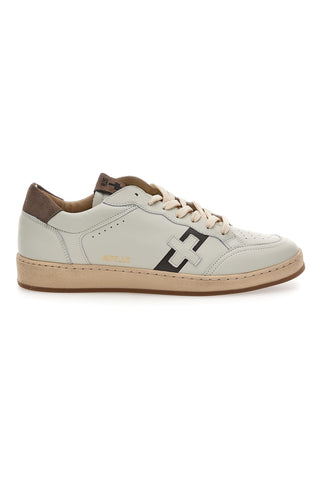 Sneakers da uomo bianco in pelle Pittarello Plus Aurelius