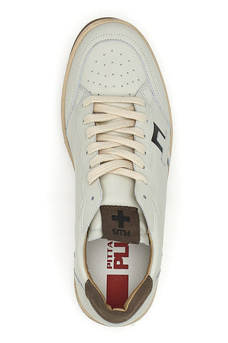 Sneakers da uomo bianco in pelle Pittarello Plus Aurelius
