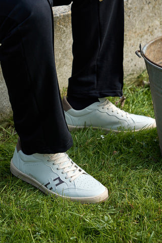 Sneakers da uomo bianco in pelle Pittarello Plus Aurelius