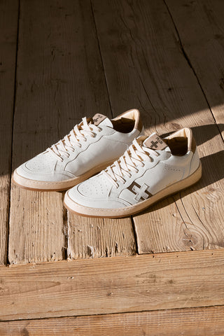 Sneakers da uomo bianco in pelle Pittarello Plus Aurelius