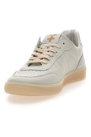 Weißer Echtleder-Trainer Pittarello Plus S1