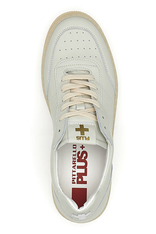 Sneaker bianca in vera pelle Pittarello Plus S1