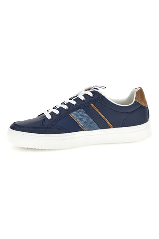 Blaue Sneaker mit kontrastfarbenen Einsätzen Carrera 23105