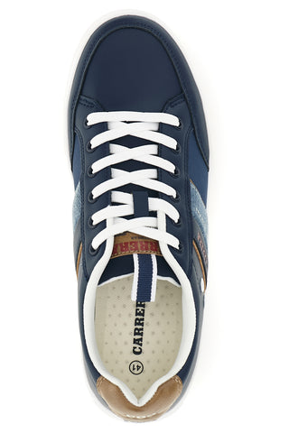 Blaue Sneaker mit kontrastfarbenen Einsätzen Carrera 23105
