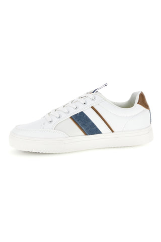 Weiße Sneaker mit kontrastierenden Einsätzen Carrera 23105