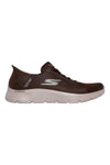 Scarpe da camminata marroni Slip-Ins Skechers Go Walk Flex Smooth Motion