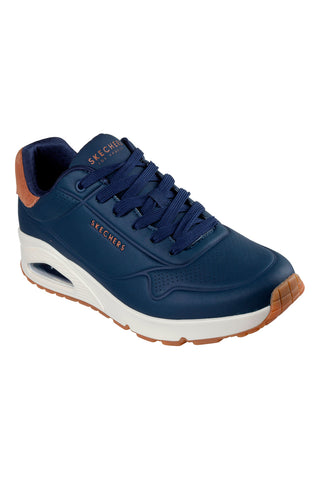 Sneakers blu con Memory Foam Skechers Uno Suited On Air