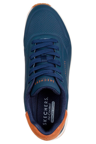 Sneakers blu con Memory Foam Skechers Uno Suited On Air